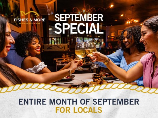 For the Month of September: A Special Treat for Locals at Fishes & More